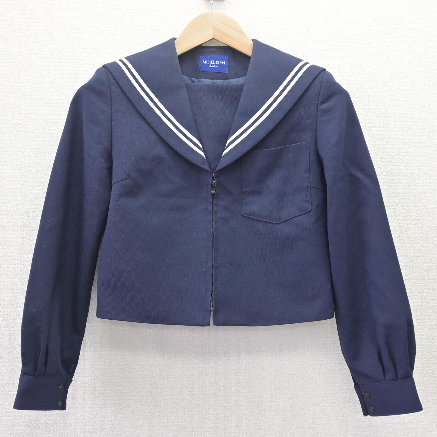 【中古】愛知県 横須賀高等学校 女子制服 2点 (セーラー服・スカート) sf113748