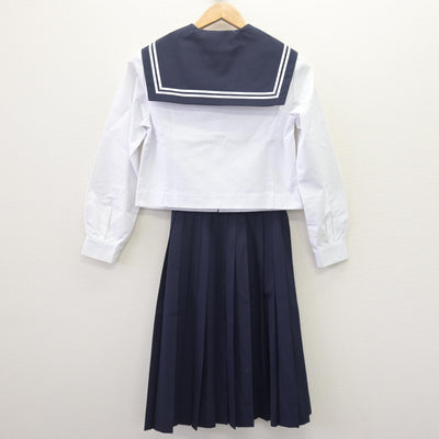 【中古】愛知県 横須賀高等学校 女子制服 3点 (セーラー服・スカート) sf113749