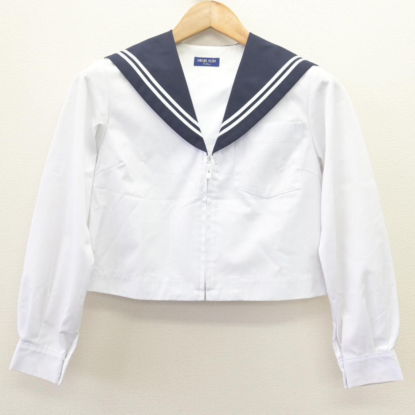 【中古】愛知県 横須賀高等学校 女子制服 2点 (セーラー服) sf113750