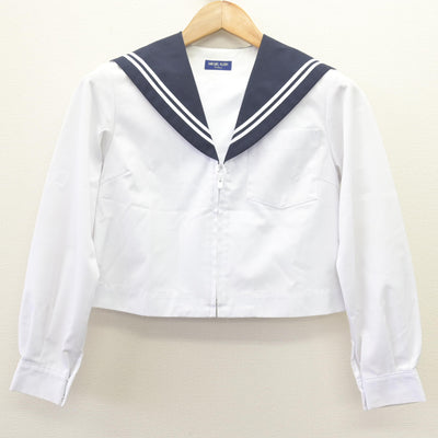 【中古】愛知県 横須賀高等学校 女子制服 2点 (セーラー服) sf113750
