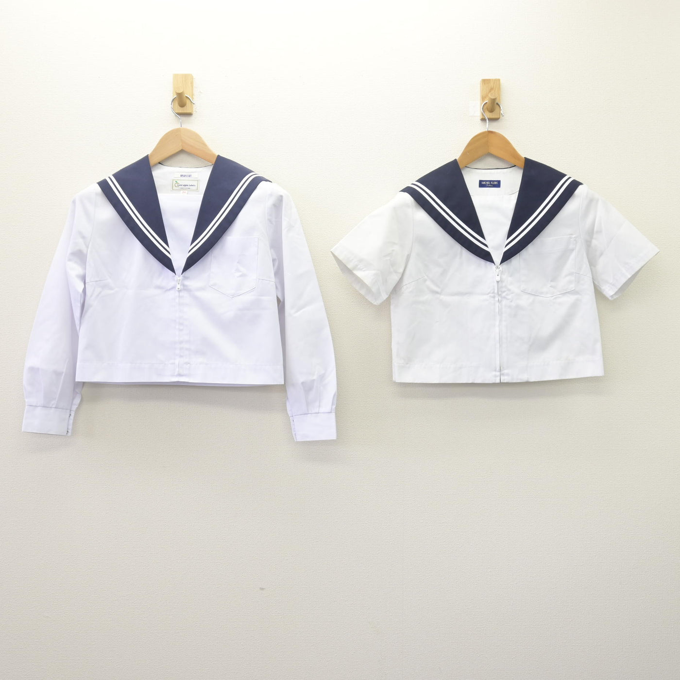 【中古】愛知県 横須賀高等学校 女子制服 2点 (セーラー服・セーラー服) sf113751