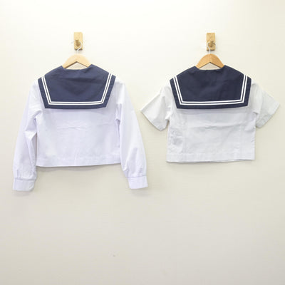 【中古】愛知県 横須賀高等学校 女子制服 2点 (セーラー服・セーラー服) sf113751