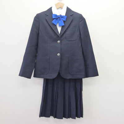 【中古】大阪府 堺リベラル中学校・高等学校 女子制服 4点 (ブレザー・シャツ・スカート) sf113754