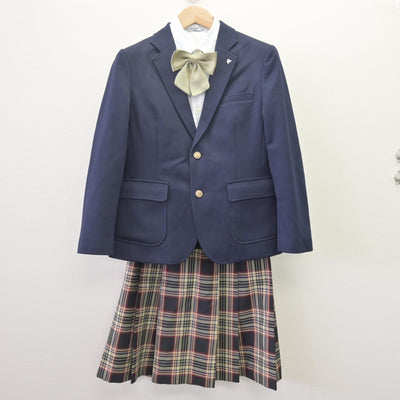 【中古】宮城県 利府高等学校 女子制服 6点 (ブレザー・シャツ・スカート) sf113762