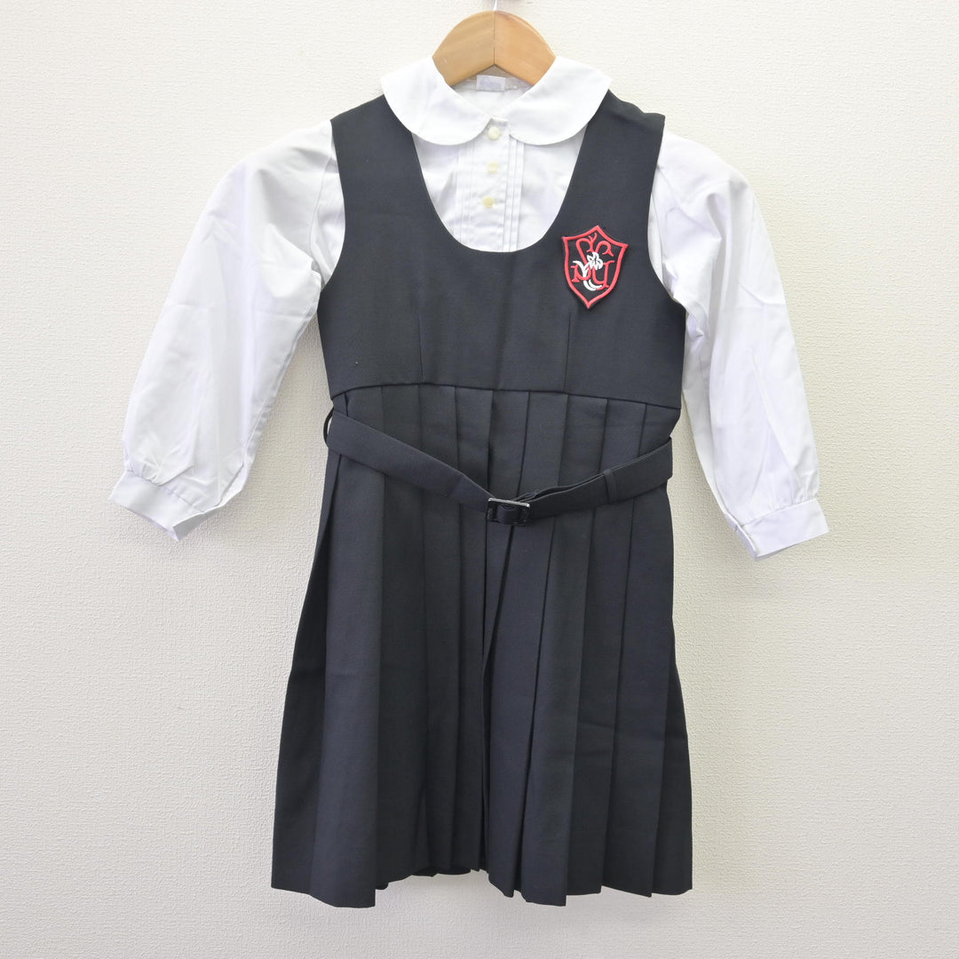 中古】東京都 サレジアン国際学園目黒星美小学校 女子制服 4点