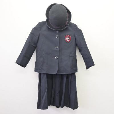 【中古】東京都 サレジアン国際学園目黒星美小学校 女子制服 4点 (ブレザー・シャツ・ジャンパースカート) sf113765