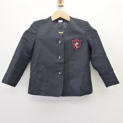 【中古】東京都 サレジアン国際学園目黒星美小学校 女子制服 4点 (ブレザー・シャツ・ジャンパースカート) sf113765