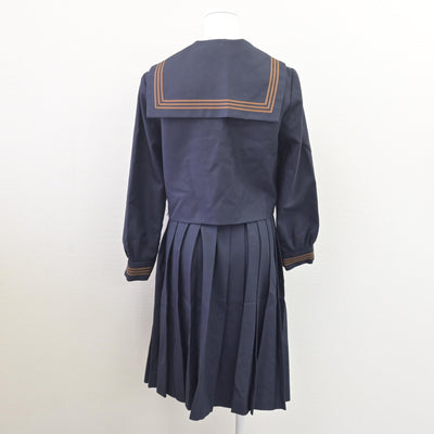 【中古】東京都 関東国際高等学校 女子制服 3点 (セーラー服・スカート) sf113771