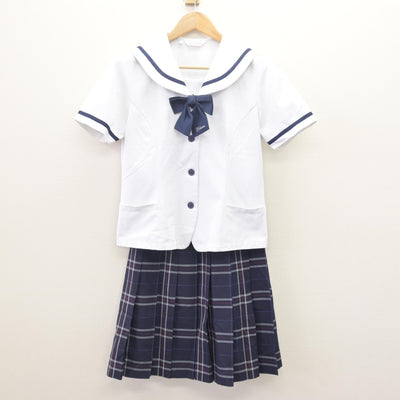【中古】新潟県 北越高等学校 女子制服 3点 (セーラー服・スカート) sf113781