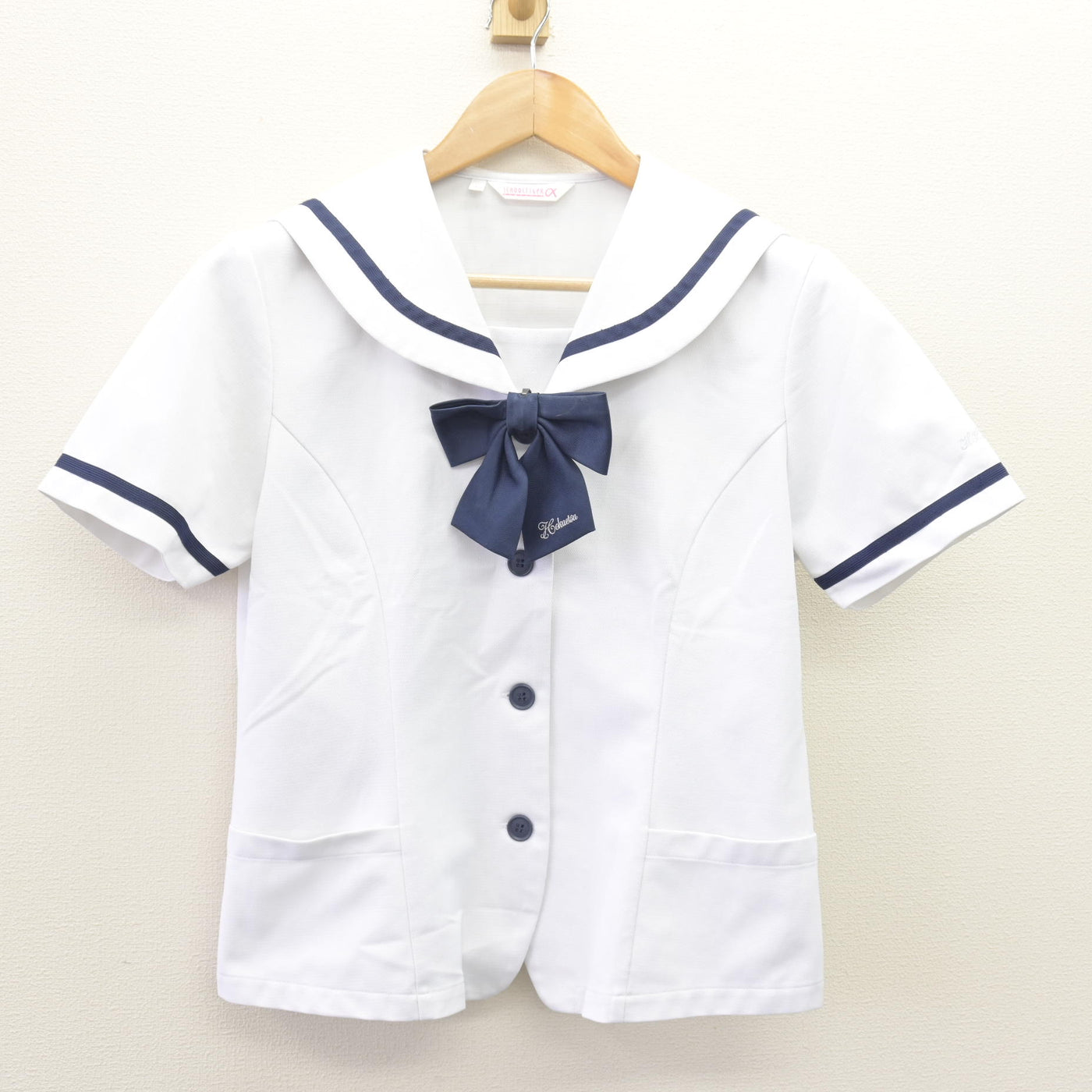 【中古】新潟県 北越高等学校 女子制服 3点 (セーラー服・スカート) sf113781