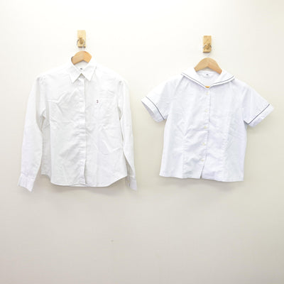 【中古】大阪府 梅花高等学校 女子制服 3点 (ブラウス・ブラウス) sf113800