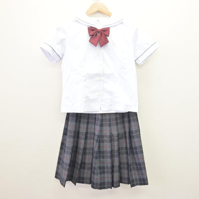 【中古】大阪府 梅花高等学校 女子制服 4点 (ブラウス・スカート) sf113803