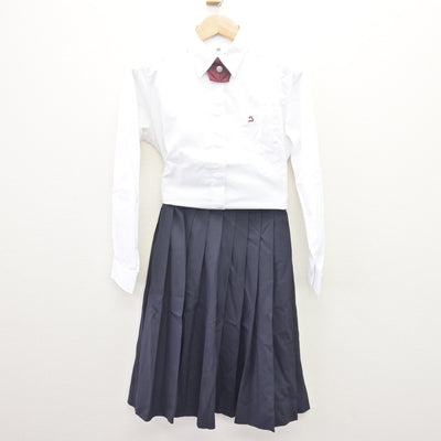 【中古】大阪府 梅花高等学校 女子制服 6点 (ブレザー・ブラウス・スカート) sf113804