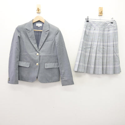 【中古】青森県 柴田学園大学附属柴田学園高等学校 女子制服 3点 (ブレザー・スカート) sf113805