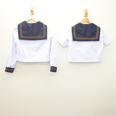【中古】東京都 関東国際高等学校 女子制服 2点 (セーラー服) sf113810