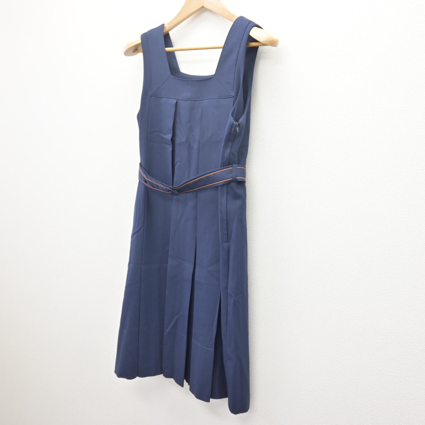 【中古】京都府 京都聖母学院中学校 女子制服 2点 (ジャンパースカート・ジャンパースカート) sf113825