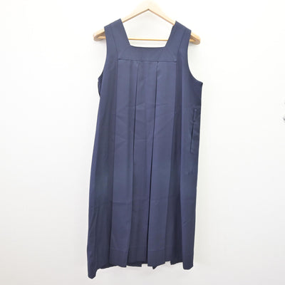 【中古】京都府  京都聖母学院中学校・高等学校 女子制服 1点 (ジャンパースカート) sf113826