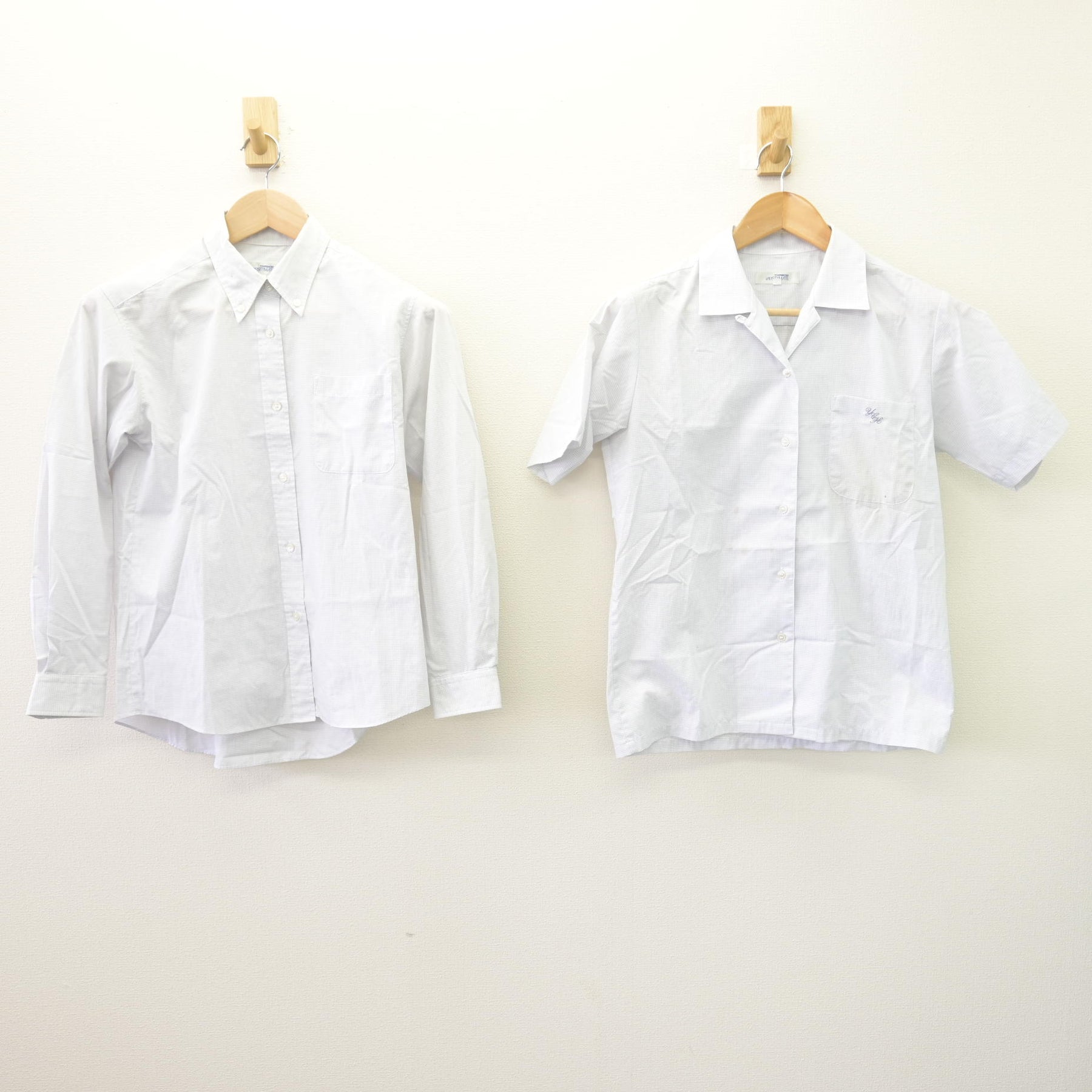 中古】栃木県 矢板中央高等学校 女子制服 2点 (シャツ・シャツ