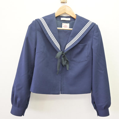 【中古】愛知県 今伊勢中学校 / 旧制服 女子制服 3点 (セーラー服・スカート) sf113840