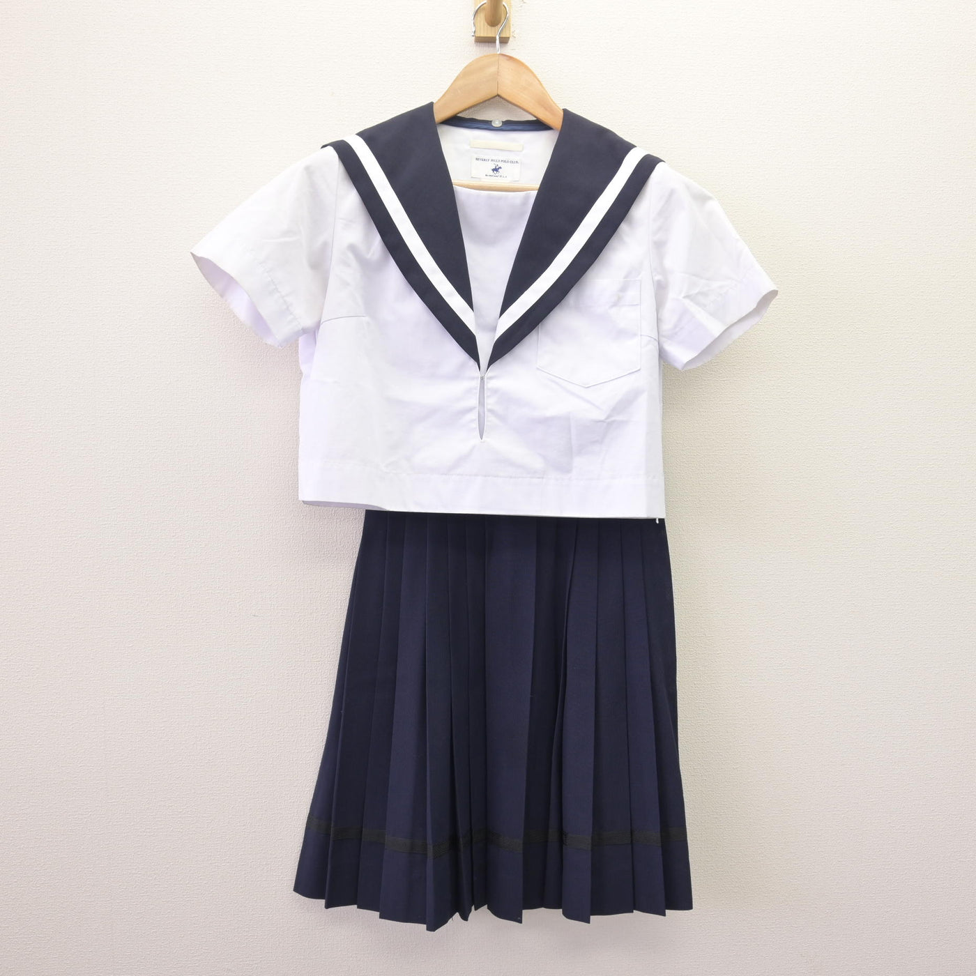 【中古】愛知県 明和高等学校 女子制服 3点 (セーラー服・スカート) sf113864