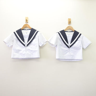 【中古】愛知県 明和高等学校 女子制服 3点 (セーラー服・スカート) sf113864
