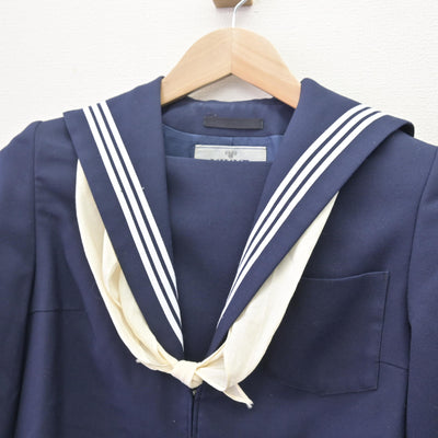【中古】愛知県 愛知教育大学附属名古屋中学校 女子制服 3点 (セーラー服) sf113865