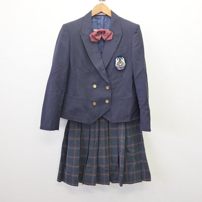 【中古】福井県 福井工業大学附属福井高等学校 女子制服 3点 (ブレザー・スカート) sf113884