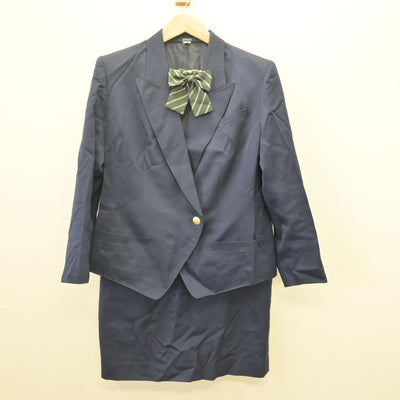 【中古】 学校名不明 女子制服 3点 (ブレザー・スカート) sf113887