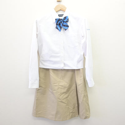 【中古】大阪府 水都国際高等学校 女子制服 4点 (ブレザー・シャツ・スカート) sf113889