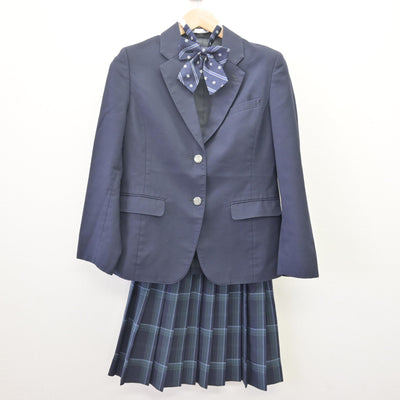 【中古】東京都 飛鳥高等学校 女子制服 4点 (ブレザー・スカート) sf113899