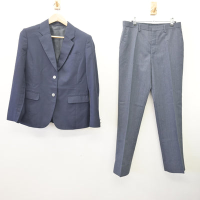 【中古】東京都 飛鳥高等学校 女子制服 3点 (ブレザー・ズボン) sf113900