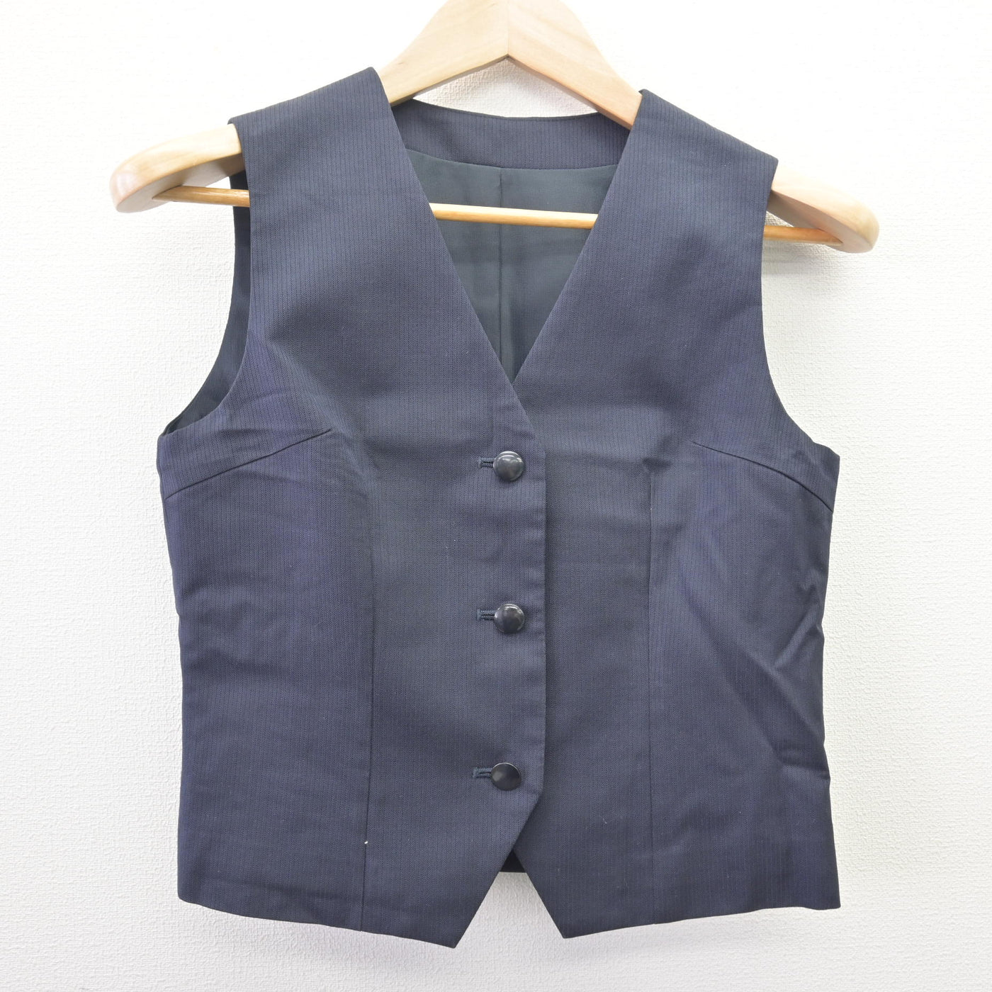 【中古】埼玉県 豊岡高等学校 女子制服 2点 (ベスト・スカート) sf113906