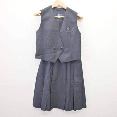 【中古】埼玉県 星野高等学校 女子制服 4点 (ブレザー・ベスト・スカート) sf113907