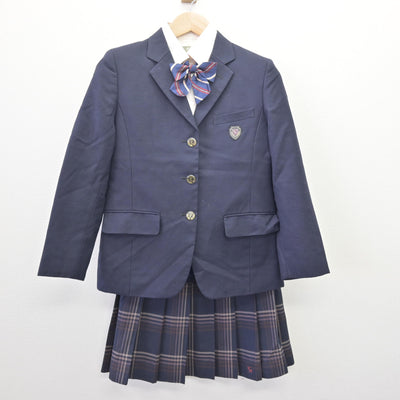 【中古】千葉県 柏の葉高等学校 女子制服 4点 (ブレザー・シャツ・スカート) sf113910