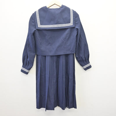 【中古】千葉県 柏第五中学校 女子制服 3点 (セーラー服・ジャンパースカート) sf113914