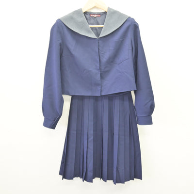 【中古】和歌山県 向陽中学校 女子制服 2点 (セーラー服・スカート) sf113954