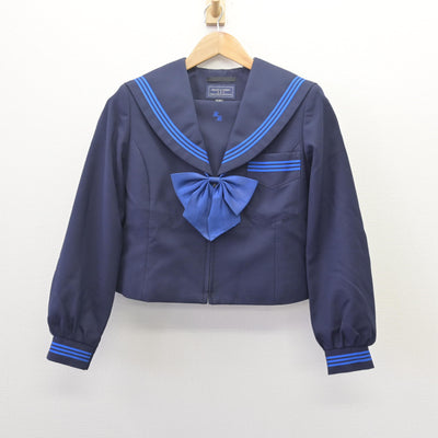 【中古】奈良県 香芝北中学校 女子制服 3点 (セーラー服・スカート) sf113959