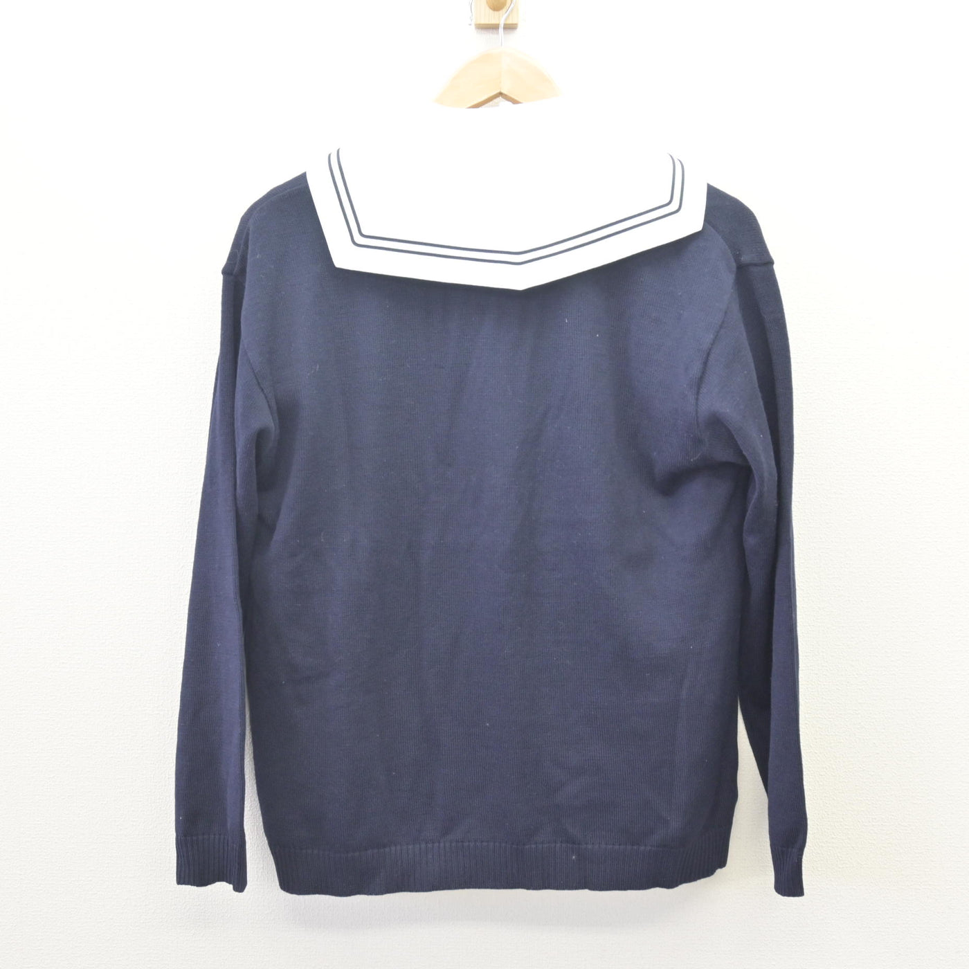 【中古】岡山県 倉敷翠松高等学校 女子制服 2点 (ニット・セーラー服) sf113964
