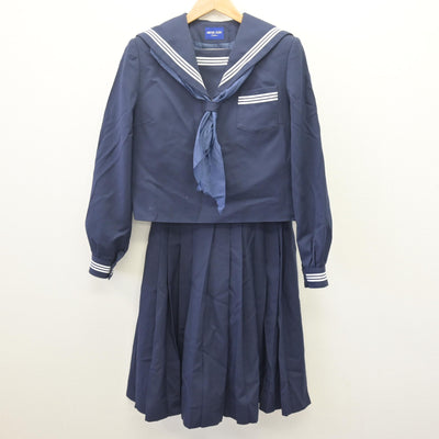 【中古】栃木県 西那須野中学校 女子制服 3点 (セーラー服・スカート) sf113966