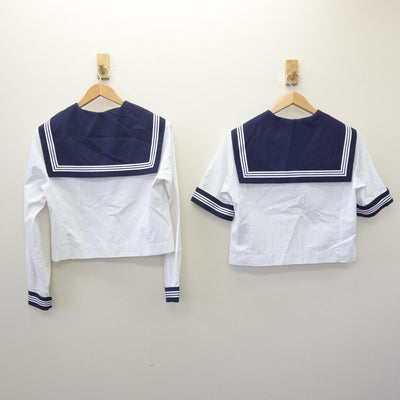 【中古】栃木県 西那須野中学校 女子制服 3点 (セーラー服・セーラー服・スカート) sf113968