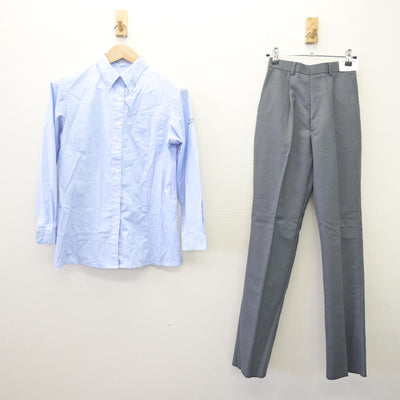 【中古】東京都 上野学園高等学校 女子制服 2点 (シャツ・ズボン) sf113976