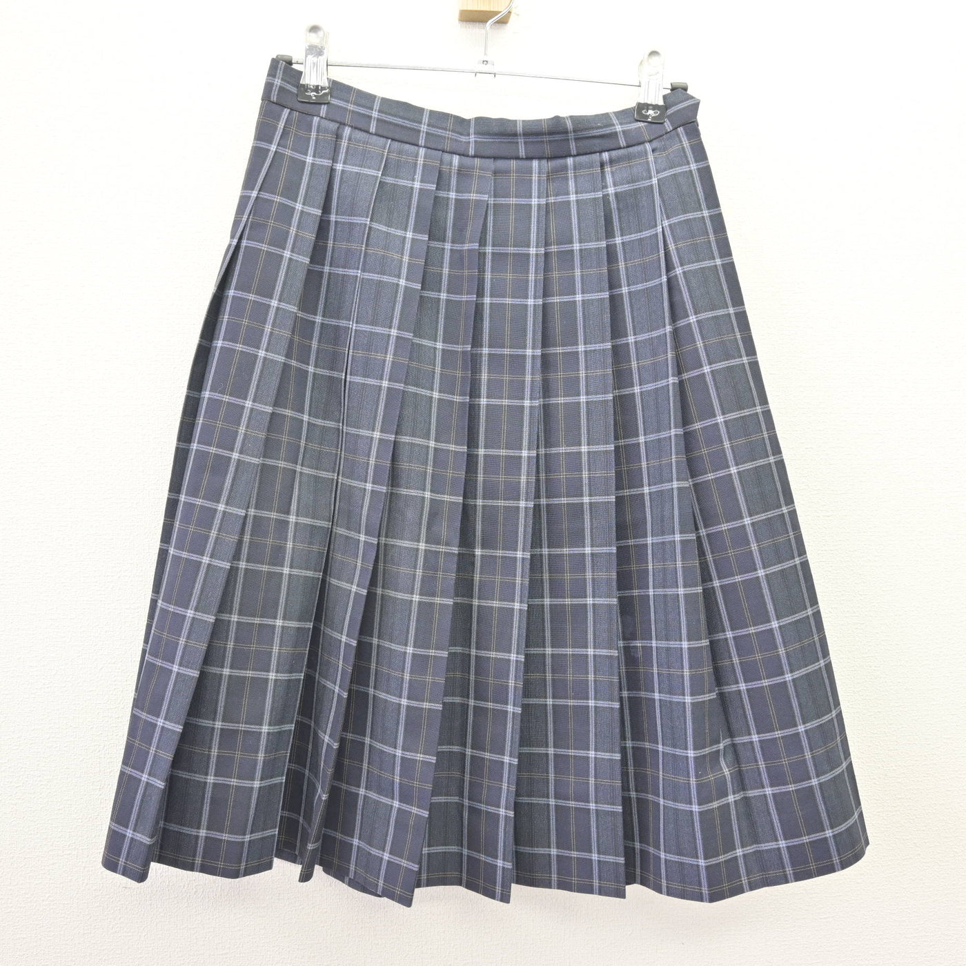 【中古】東京都 上野学園高等学校 女子制服 3点 (ニットベスト・シャツ・スカート) sf113977
