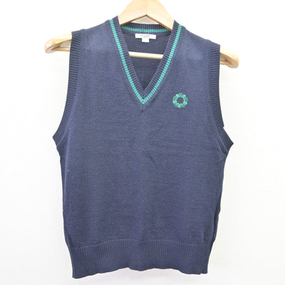 【中古】東京都 上野学園高等学校 女子制服 2点 (ニットベスト・シャツ) sf113980