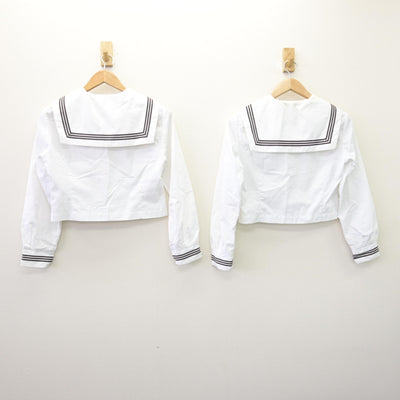 【中古】神奈川県 横浜富士見丘学園高等学校 女子制服 2点 (セーラー服) sf113988