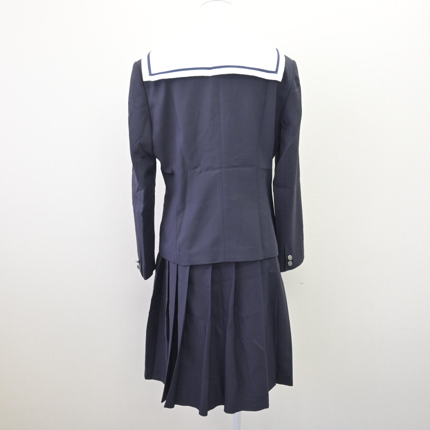 【中古】福岡県 福岡工業大学附属城東高等学校 女子制服 4点 (ブレザー・ブラウス・ジャンパースカート) sf113991