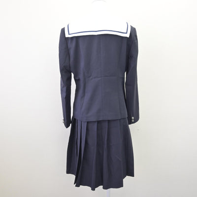 【中古】福岡県 福岡工業大学附属城東高等学校 女子制服 4点 (ブレザー・ブラウス・ジャンパースカート) sf113991