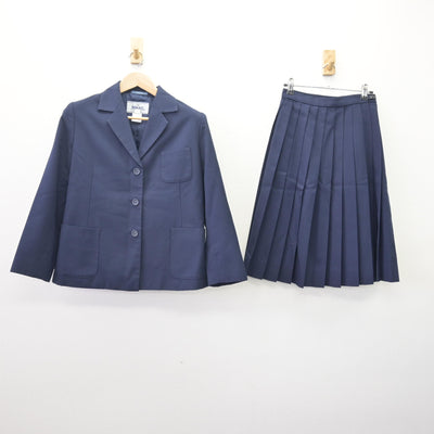 【中古】兵庫県 三木中学校 女子制服 2点 (ブレザー・スカート) sf113996