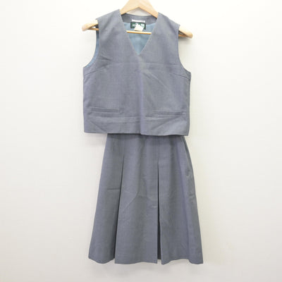 【中古】北海道 真駒内曙中学校 女子制服 4点 (ブレザー・ベスト・スカート) sf114010