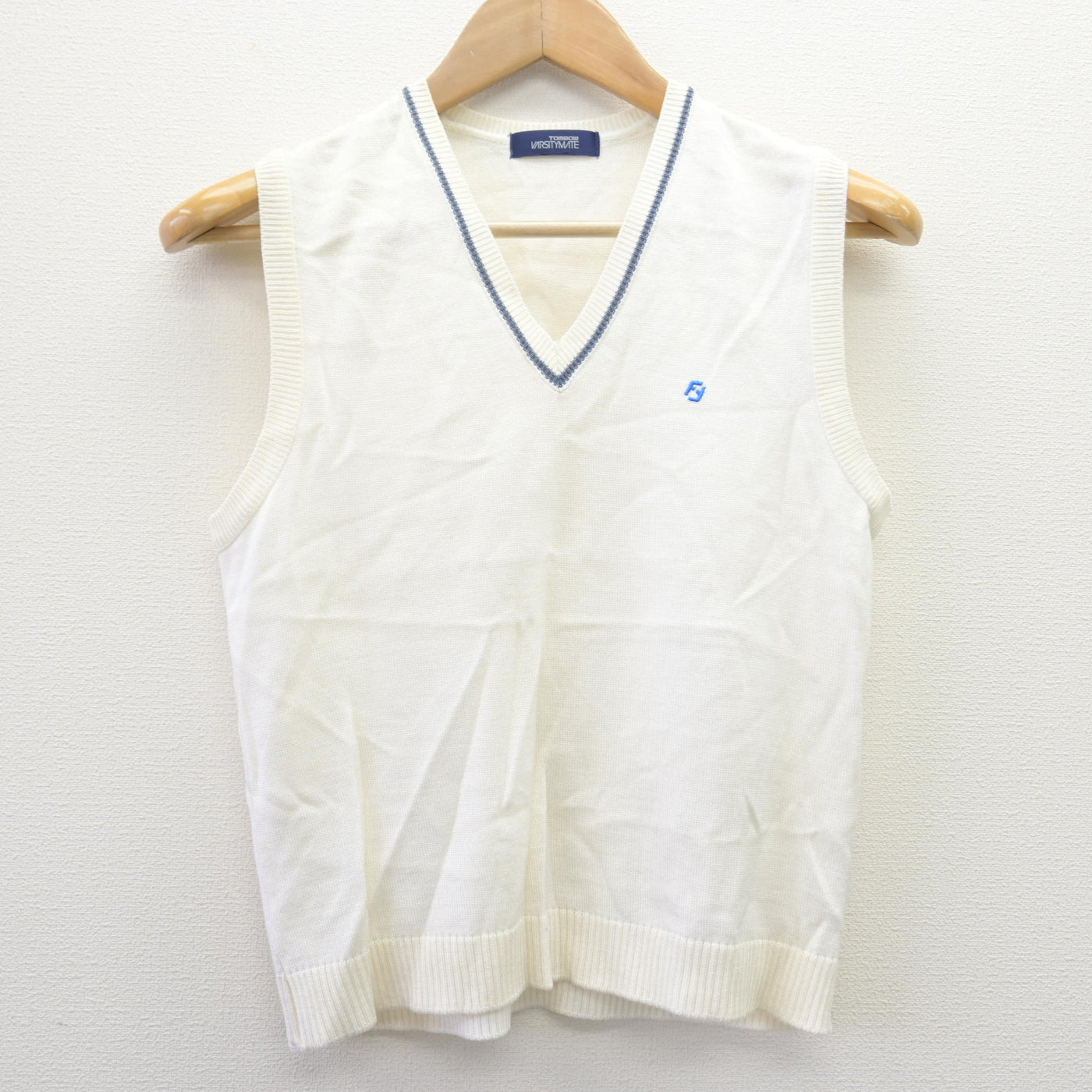 【中古】神奈川県 横浜国立大学教育学部附属横浜中学校 女子制服 3点 (ニットベスト・スカート) sf114017