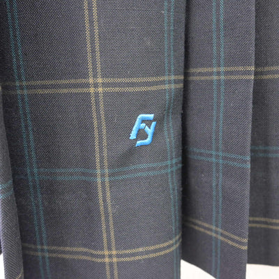 【中古】神奈川県 横浜国立大学教育学部附属横浜中学校 女子制服 3点 (ニットベスト・スカート) sf114017